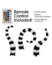 Halloween lawn snakes
Inflatable Halloween decor
Inflatable lawn snakes
Inflatable black and white worms
Remote control included
16 color options
4 preset illumination features
3 timer options: 2H, 4H, 6H